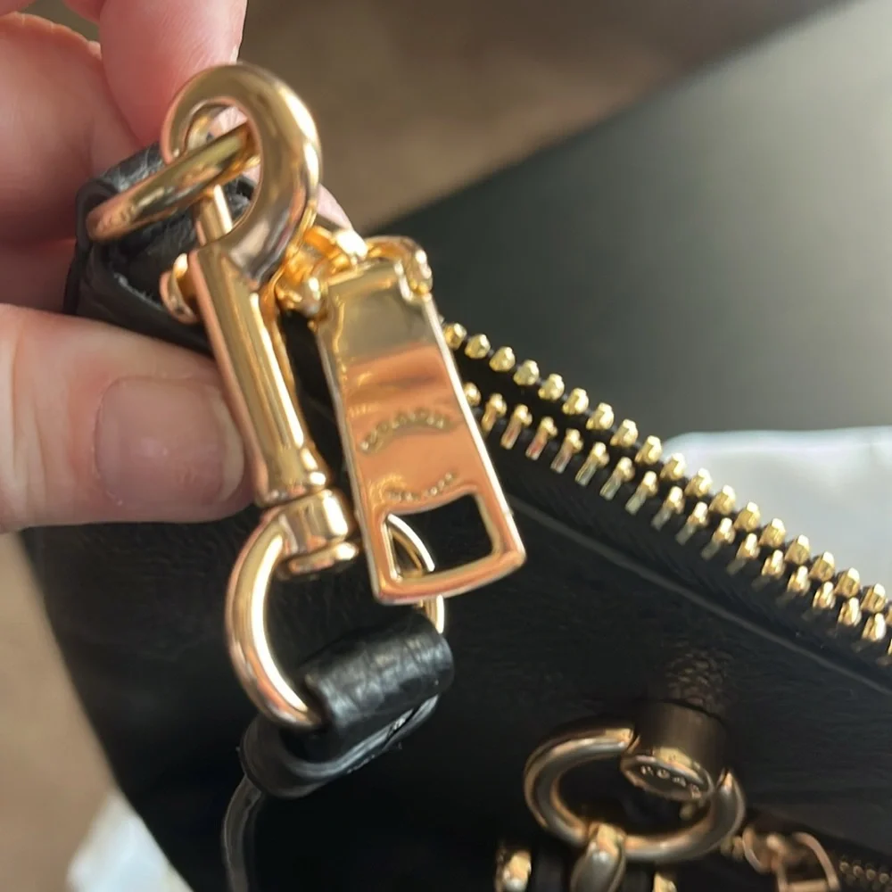 Coach Black Leather Tote Bag - Picture 7 of 7